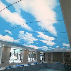 2025 Plafondtegel Decoratieve Bruiloft Luifel Pvc Stretch Plafond Stof Ontwerp Pvc Stretch Plafondfilm - Product Image 2