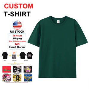 Camiseta regular de algodón 100% para hombre, Camiseta con estampado de logotipo personalizado, camiseta lisa en blanco con cuello redondo de ajuste estándar de alta calidad para hombre - Product Image 1