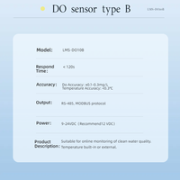 Medidor de Membrana de Fluorescencia para Oxígeno Disuelto (OD), Sonda con Sensor de O2 para Acuicultura, Piscicultura y Monitoreo de Agua