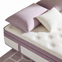 Matelas hybride Hellosleep pour lit double, matelas à mémoire de forme, fermeté moyenne, meubles de chambre à coucher modernes