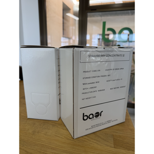 Concentrado de Fresa Baor 32 Brix 3 Kg Jugo de Fruta Congelado - Product Image 1