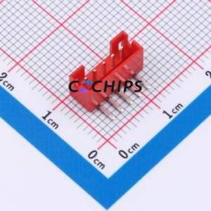 BX-PH2.0-5PWZ-R Wire-to-Board Pin Header Bent Lead Through Hole,P=2mm Connector 1x5P 2mm Right Angle Insert PH - Product Image 1