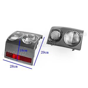 2 ชิ้นไฟท้าย LED ไฟท้ายหยุดสัญญาณไฟเบรคที่จอดรถ DRL สำหรับเรนจ์โรเวอร์โว้ก L322 2002-2009 - Product Image 6