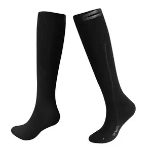 7.4V 3000mAh Rechargeable Black Heated Socks Battery Powered Heated Thermal Heat Winter Foot Warmer Skiing Sock