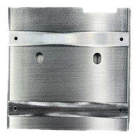Profilé d'extrusion en alliage d'aluminium série 6000 pour plaque d'extrémité de batterie avec services de découpe et de soudage