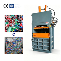 Presse à balles verticale hydraulique 60 tonnes pour le recyclage des déchets de papier, du carton, des bouteilles en plastique, des canettes en aluminium