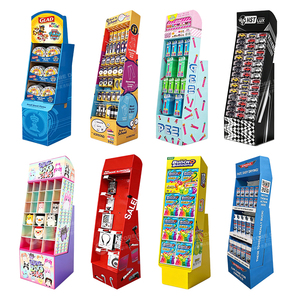 Exhibidores Personalizados para Puntos <span class=keywords><strong>de</strong></span> <span class=keywords><strong>Venta</strong></span> (FSDU) <span class=keywords><strong>de</strong></span> Alimentos <span class=keywords><strong>y</strong></span> Dulces, Diseño Power Wings con Laterales Desmontables <span class=keywords><strong>de</strong></span> Cartón para <span class=keywords><strong>Venta</strong></span> Minorista - Product Image 2