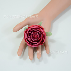 Roses artificielles en soie Dongchen Crafts, décoration de mariage, bouquet de mariée, kit de matériel DIY, accessoires de décoration intérieure - Product Image 2
