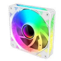 Ventilateur de Boîtier d'Ordinateur 12cm à LED, Vente Directe Usine, Roulement Fluide, 50000 Heures de Refroidissement, RGB à Changement de Couleur, Silencieux et Intelligent