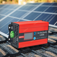 Contrôleur de charge MPPT 1200W, 48V 60V 72V, chargeur solaire MPPT réglable, entrée PV 30A, écran LCD couleur, efficacité 95-97%