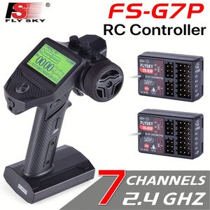 Transmisor y Receptor RC Flysky G7P 7CH 2.4GHz R7P para Camiones, Coches, Barcos, Robots y Drones (Plástico) - Product Image 2