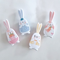 Brosse à cheveux de poche de pâques pour enfants, Mini taille, belle brosse à cheveux en plastique facile à prendre avec LOGO, outil de cheveux personnalisé, brosse à cheveux à palette