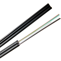 Kabel Ftth jatuh serat optik dalam ruangan luar ruangan kustom harga 1km 2 4 6 8 Core kabel serat optik Multi Mode tunggal Utp Cat 6"