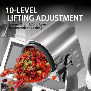 Robot de cuisine commercial intelligent Wok de riz frit automatique Cuisinière rotative électrique pour restaurant - Product Image 4