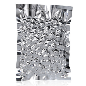 Three Sides sealed 3 Layers Laminated Aluminized Vacuum Food Packaging Silver Foil Mylar Plastic Pouch Bags - Product Image 3
