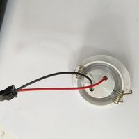 Projecteur anti-éblouissement LED petit spot intégré compteur réglable bouche convexe lumière oeil de vache mini projecteur de plafond led