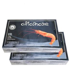 Caja de camarones congelados de grado alimenticio, doble revestimiento, PE, 260g - Product Image 2