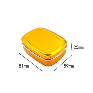 Boîte à savon en aluminium 80g 3oz, contenant métallique de qualité alimentaire pour crème pour les mains à l'huile de cheval, cosmétiques, pot en étain avec couvercle à vis, vente en gros - Product Image 2