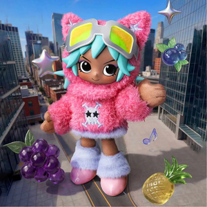 Auténtico POP MART Peach Riot Fruit Punch Series Colgante de Peluche Caja Sorpresa Lindo Llavero Amuleto Juguete Coleccionable para Fans Regalo Decoración - Product Image 2