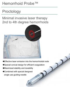 Penjualan paling laris Diode laser prokologi 980nm 1470nm penggunaan medis bedah fisula Anal perawatan wasir eksternal - Product Image 2