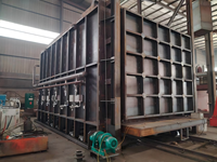 Four de reculage à charbon de bois de type chariot T3-3200KW-10, capacité 800 kg/h, température de travail 980°C pour le soulagement des tensions métalliques