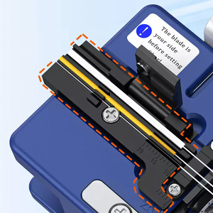 Cortadora de Fibra Óptica de Alta Precisión CLV100E con Reinicio Automático, Cortadora de Cables para Empalmes en Frío FTTH con Riel Deslizante Recto - Product Image 4