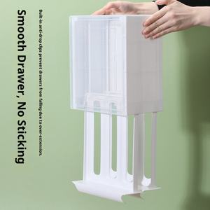 SS-F11 Design Household Drawer Style <strong>Egg</strong> Storage Box Plastic Double-layer Convenient Sorting Refrigerator <strong>Egg</strong> Box Wholesale - Product Image 4