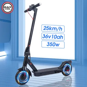 Cina magazzino 8.5 pollici pneumatico scooter elettrico 250-500W in piedi scooter pieghevole CE E9PRO Iscooter