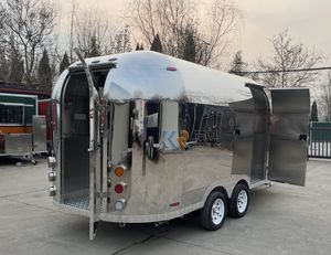 Chariot de restauration mobile sur mesure, couleur personnalisée, pour cuisine de rue, pizzeria, restaurant, fast-food, kiosque, barbecue, food truck - Product Image 6