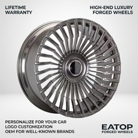 EATOP NOUVEAU Jantes de voiture en alliage d'aluminium personnalisées de 18 à 24 pouces Forgées 5x120 5x130 Adaptées pour Land Rover Rolls-Royce Cullinan