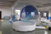 Château gonflable à bulles personnalisé de 13 pieds ou 19 pieds pour Noël