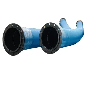 Big diameter flexible wear-resistant cargo / lpg / slurry / marine / dock / gasoline rubber hose pipe