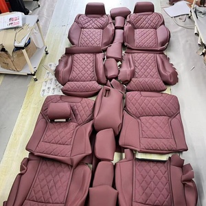 Fundas de Asiento de Coche Personalizadas de Fibra de Carbono y Cuero Impermeables, Juego Completo de Protectores de Asiento de Coche Deportivos de Lujo para <span class=keywords><strong>Ford</strong></span> Mustang - Product Image 1