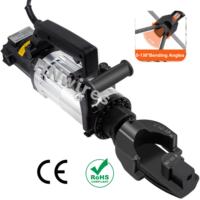 Máquina dobladora de barras de refuerzo eléctrica hidráulica de alta calidad de fábrica de China, máquina dobladora de Metal, voltaje y enchufe personalizables