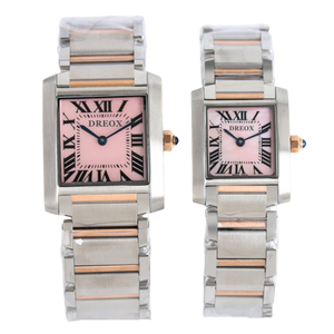 DREOX <span class=keywords><strong>Orologi</strong></span> <span class=keywords><strong>da</strong></span> Polso Quadrati al Quarzo per <span class=keywords><strong>Donna</strong></span>, Eleganti <span class=keywords><strong>Orologi</strong></span> <span class=keywords><strong>di</strong></span> Lusso in Acciaio Inossidabile <span class=keywords><strong>di</strong></span> Alta Qualità - Product Image 4