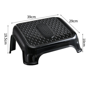 Thickened <b>Plastic</b> Foot <b>Stool</b> 39x29x10cm Multi-Purpose Bathroom Shoe Changing Rest Minimalist Design - Product Image 5