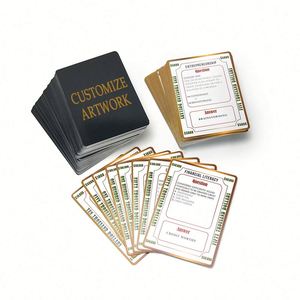 Custom Gift Games Packaging Design Candlestick Reference Stock Market Trading Flash <b>Cards</b> - Product Image 5