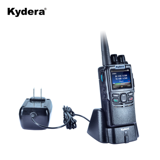 Professional DMR Digital Mobile Radio Walkie Talkie IPX4 Water Resistance 2500-3000mAh Battery AMBE+2 Vocoder Wireless Intercom