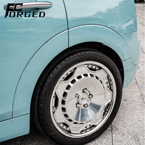 Jantes chromées 5x100 5x112 5x114.3 5x120 5x130 <span class=keywords><strong>5</strong></span> branches, jantes profondes concaves pour BMW Série 7 730li Audi Mercedes CF3 - Product Image 3