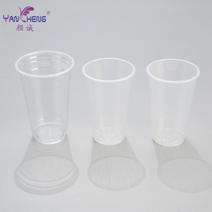 Gobelets en plastique <span class=keywords><strong>PET</strong></span> 100 % recyclables avec couvercles, impression 8 couleurs, logo personnalisé, gobelets jetables pour boissons, desserts, aliments, qualité alimentaire - Product Image 3