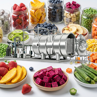 Industriële roestvrijstalen vacuümvriesdroger, laagtemperatuursysteem voor het drogen van fruit, groenten, vlees en voedingsmiddelen