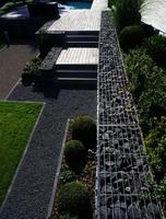 Panier gabion en acier galvanisé soudé, fabrication chinoise, décoration de jardin, conception de mur de soutènement gabion, fournisseur, vente chaude
