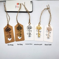Clés squelette vintage en bronze, ensemble extra large pour mariage, artisanat DIY, pendentif, breloque, cadeau fait main, fournitures pour enterrement de vie de jeune fille
