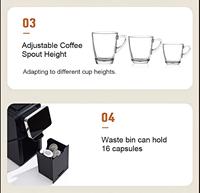 Accueil Hôtel Expresso Cafetera Machine à Café 4 en 1 Machine à Café Exprimée