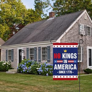 Bandera de Jardín 'No Kings in America' de 12 x 18 Pulgadas, Doble Cara, Poliéster Resistente, Bandera Contra el Odio, Salva <span class=keywords><strong>la</strong></span> <span class=keywords><strong>Democracia</strong></span> - Product Image 5