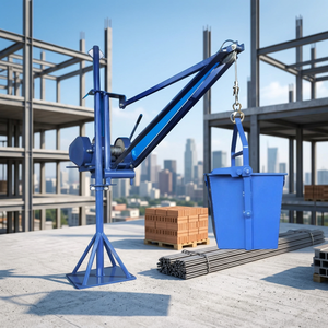 Elevador de construcción de grúa de elevación de alta durabilidad portátil de 200KG con nuevo componente de núcleo de motor para aplicaciones de sitio de fábrica - Product Image 1