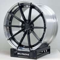 Jantes forgées BKU 5x120.65 2 pièces 19 20 21 pouces Jantes en alliage noir pour Chevrolet Corvette C6 C5 C7 C8 C4 ZR1 Z06