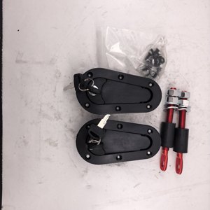 Verrou de capot de voiture noir avec et sans clé antivol pour véhicules généraux - Product Image 5