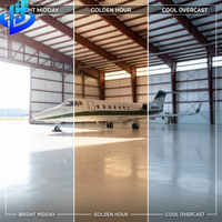 Hangar d'avion en acier à grande portée pour les services aéroportuaires commerciaux