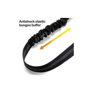 Cinturón de Seguridad Reflectante para Perros en <span class=keywords><strong>el</strong></span> Auto, 3 en 1, Retráctil y Removible, se Fija al Reposacabezas del Vehículo, Azul y Negro - Product Image 3